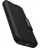 OtterBox Strada iPhone 15 Pro Hoesje MagSafe Book Case Echt Leer Zwart
