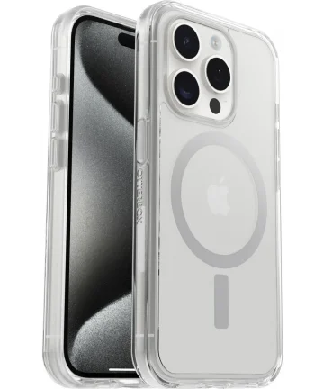 OtterBox Symmetry MagSafe Apple iPhone 15 Pro Hoesje Transparant Hoesjes