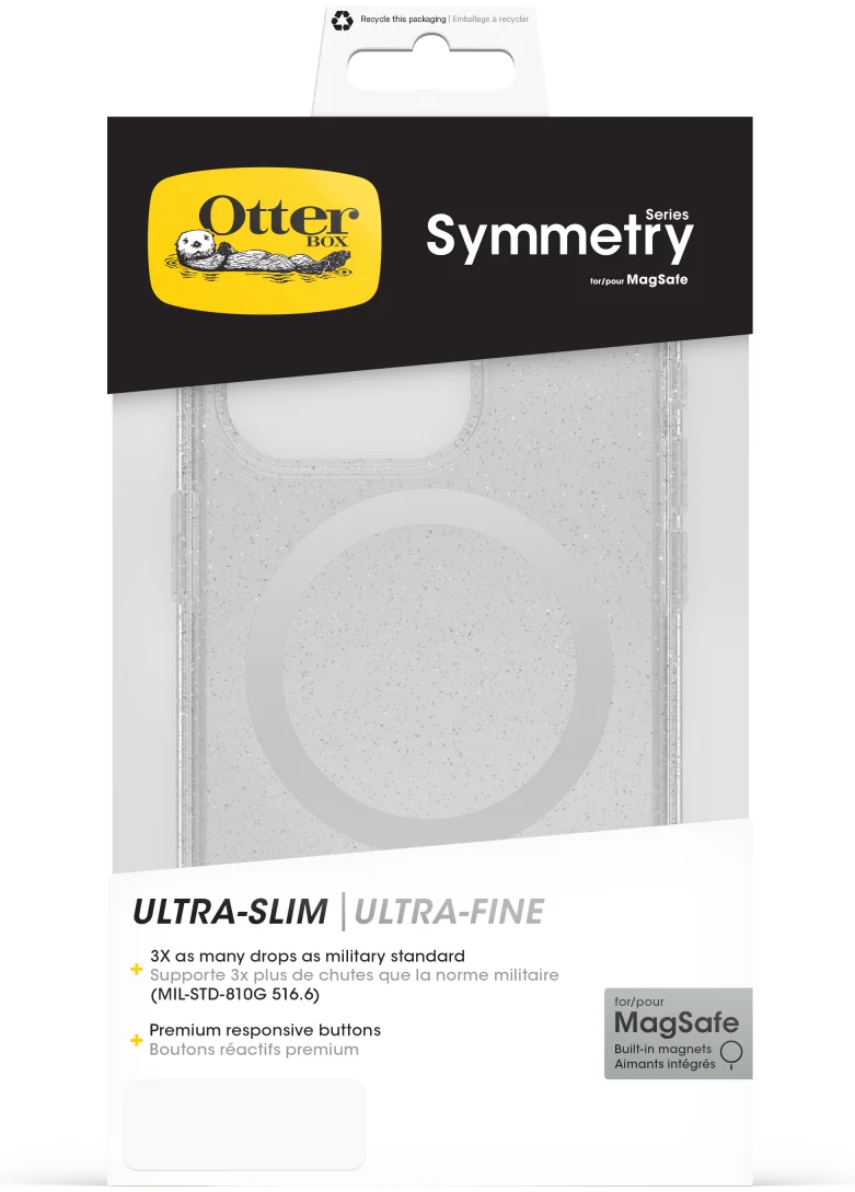 OtterBox Symmetry MagSafe Apple iPhone 15 Pro Hoesje Glitter afbeelding 9