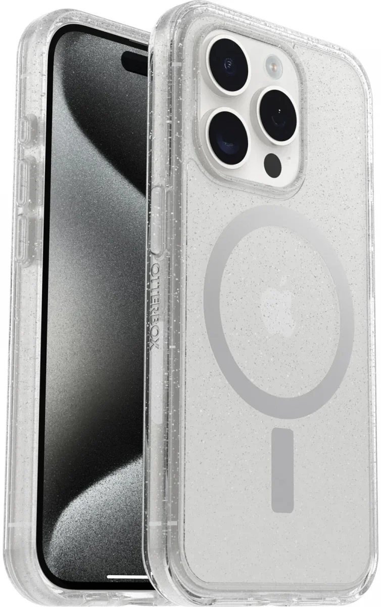 OtterBox Symmetry MagSafe Apple iPhone 15 Pro Hoesje Glitter afbeelding 1