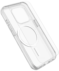 OtterBox Symmetry iPhone 15 Pro Hoesje Transparant + Screen Protector