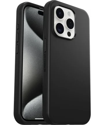 OtterBox Symmetry MagSafe Apple iPhone 15 Pro Hoesje Zwart Hoesjes