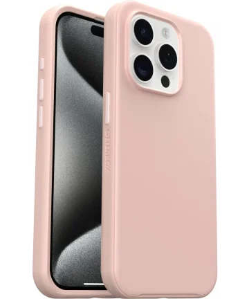OtterBox Symmetry MagSafe Apple iPhone 15 Pro Hoesje Roze Hoesjes