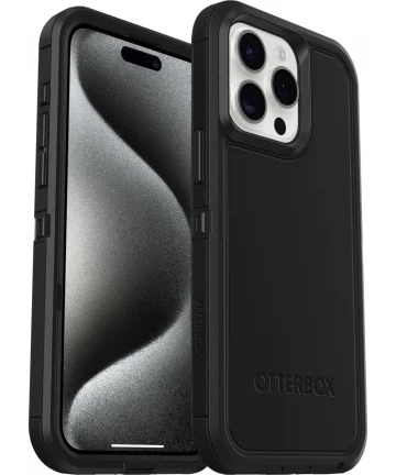 OtterBox Defender XT iPhone 15 Pro Max Hoesje MagSafe Zwart Hoesjes