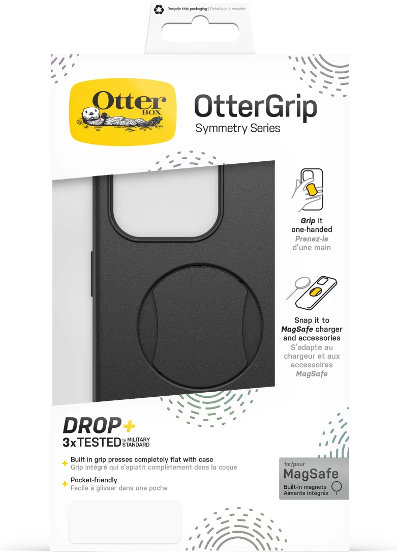 OtterBox OtterGrip Apple iPhone 15 Pro Max Hoesje MagSafe Zwart afbeelding 11