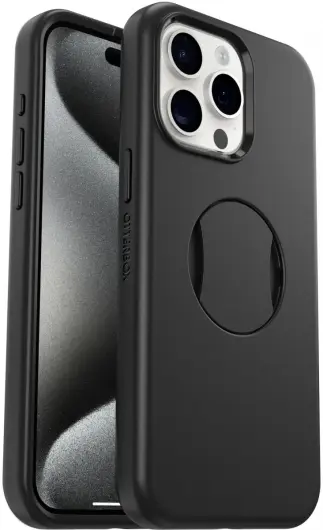 OtterBox OtterGrip Apple iPhone 15 Pro Max Hoesje MagSafe Zwart afbeelding 1