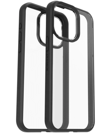 OtterBox React Apple iPhone 15 Pro Max Hoesje Transparant Zwart Hoesjes
