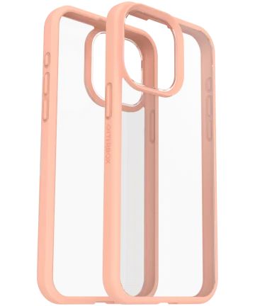 OtterBox React Apple iPhone 15 Pro Max Hoesje Transparant Roze Hoesjes