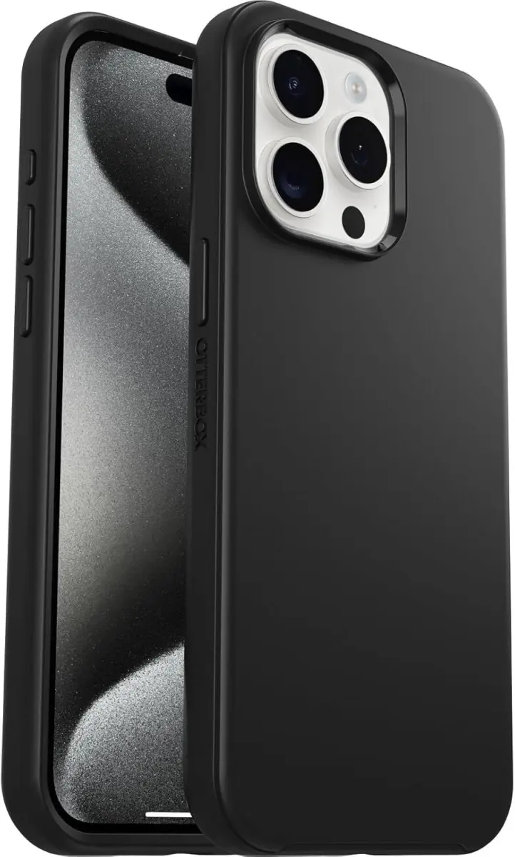 OtterBox Symmetry Apple iPhone 15 Pro Max Hoesje Zwart afbeelding 1