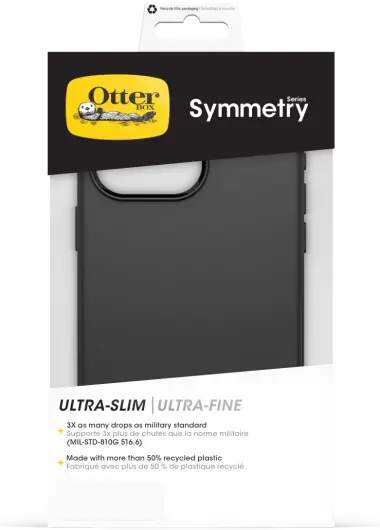 OtterBox Symmetry Apple iPhone 15 Pro Max Hoesje Zwart afbeelding 9
