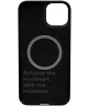 Nekit Apple iPhone 15 Hoesje met MagSafe Back Cover Dun Zwart