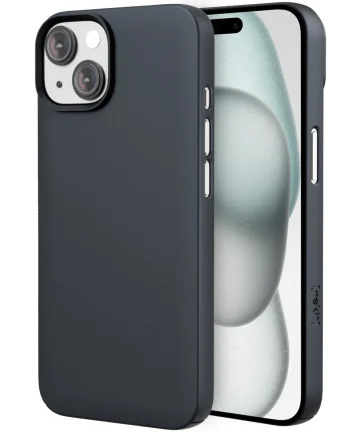 Nekit Apple iPhone 15 Hoesje met MagSafe Back Cover Dun Blauw Hoesjes