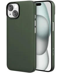 Nekit Apple iPhone 15 Hoesje met MagSafe Back Cover Dun Groen