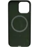 Nekit Apple iPhone 15 Pro Max Hoesje met MagSafe Back Cover Dun Groen