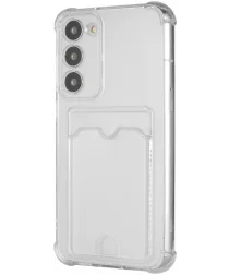 Samsung Galaxy S23 Hoesje Dun TPU met Pasjeshouder Transparant