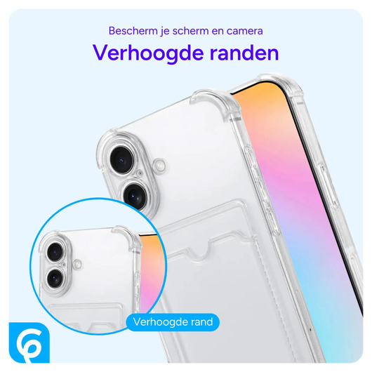 Samsung Galaxy S21 Hoesje Dun TPU met Pasjeshouder Transparant afbeelding 6