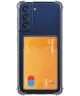 Samsung Galaxy S21 FE Hoesje Dun TPU met Pasjeshouder Transparant