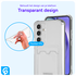 Samsung Galaxy A54 Hoesje Dun TPU met Pasjeshouder Transparant afbeelding 2