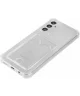 Samsung Galaxy A14 Hoesje Dun TPU met Pasjeshouder Transparant