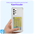 Samsung Galaxy A53 Hoesje Dun TPU met Pasjeshouder Transparant afbeelding 4