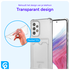 Samsung Galaxy A53 Hoesje Dun TPU met Pasjeshouder Transparant afbeelding 5