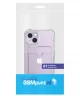 Apple iPhone 15 Pro Max Hoesje Dun TPU met Pasjeshouder Transparant