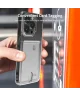 Apple iPhone 15 Pro Hoesje Dun TPU met Pasjeshouder Transparant