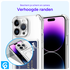 Apple iPhone 15 Pro Hoesje Dun TPU met Pasjeshouder Transparant afbeelding 4