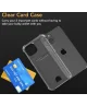 Apple iPhone 15 Hoesje Dun TPU met Pasjeshouder Back Cover Transparant