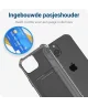 Apple iPhone 15 Hoesje Dun TPU met Pasjeshouder Back Cover Transparant