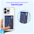 Apple iPhone 14 Pro Hoesje Dun TPU met Pasjeshouder Transparant afbeelding 5