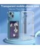Apple iPhone 13 Mini Hoesje Dun TPU met Pasjeshouder Transparant