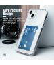 Apple iPhone 13 Mini Hoesje Dun TPU met Pasjeshouder Transparant