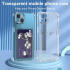 Apple iPhone 13 Mini Hoesje Dun TPU met Pasjeshouder Transparant afbeelding 4