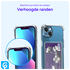 Apple iPhone 13 Mini Hoesje Dun TPU met Pasjeshouder Transparant afbeelding 3