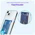 Apple iPhone 13 Mini Hoesje Dun TPU met Pasjeshouder Transparant afbeelding 5