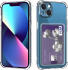 Apple iPhone 13 Mini Hoesje Dun TPU met Pasjeshouder Transparant afbeelding 1