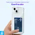 Apple iPhone 13 Hoesje Dun TPU met Pasjeshouder Back Cover Transparant afbeelding 4