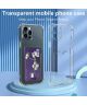 Apple iPhone 12 Pro Max Hoesje Dun TPU met Pasjeshouder Transparant