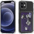 Apple iPhone 12 Mini Hoesje Dun TPU met Pasjeshouder Transparant afbeelding 2