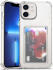Apple iPhone 12 Mini Hoesje Dun TPU met Pasjeshouder Transparant afbeelding 1