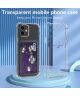 Apple iPhone 12 Hoesje Dun TPU met Pasjeshouder Back Cover Transparant