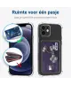 Apple iPhone 12 Hoesje Dun TPU met Pasjeshouder Back Cover Transparant