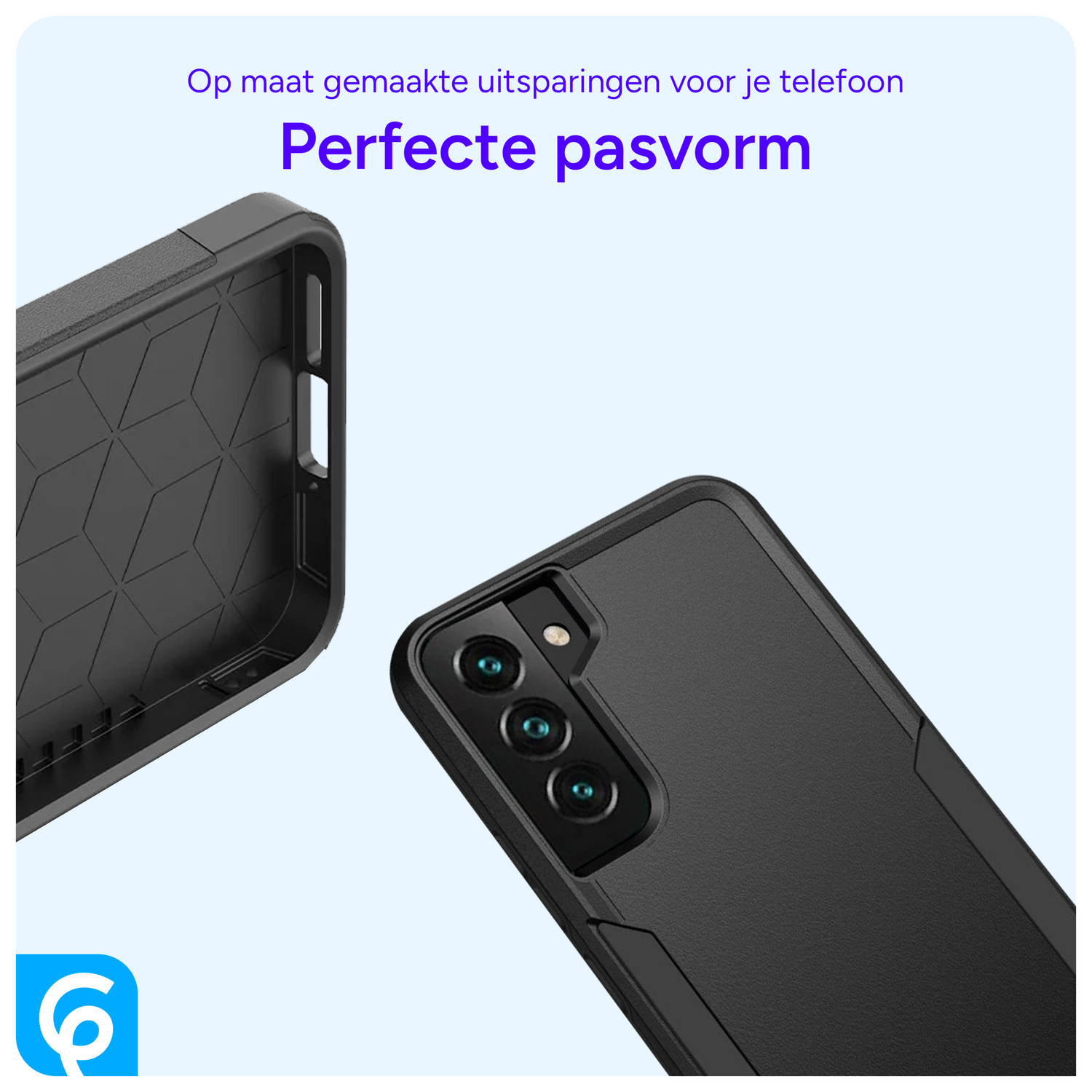 Samsung Galaxy S23 Hoesje Schokbestendige Hardcase Back Cover Zwart afbeelding 6