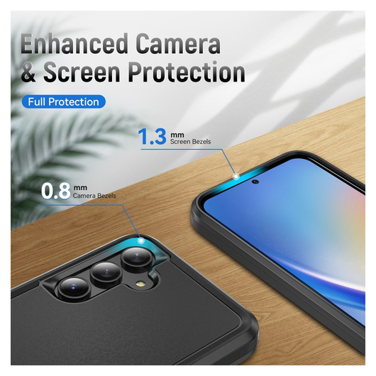 Samsung Galaxy A54 Hoesje Schokbestendige Hardcase Back Cover Zwart afbeelding 8