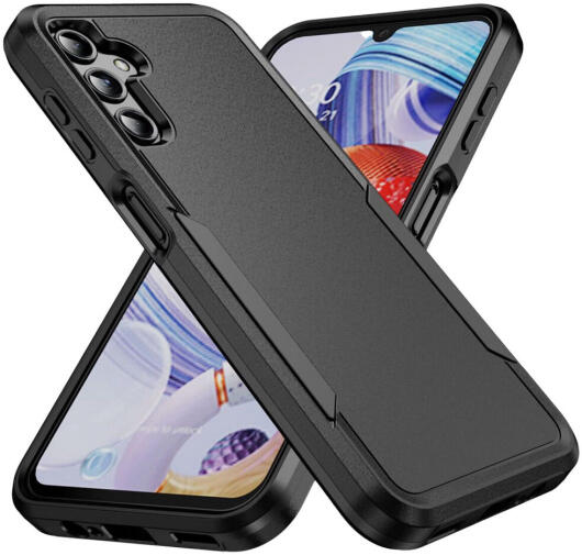 Samsung Galaxy A14 Hoesje Schokbestendige Hardcase Back Cover Zwart afbeelding 1