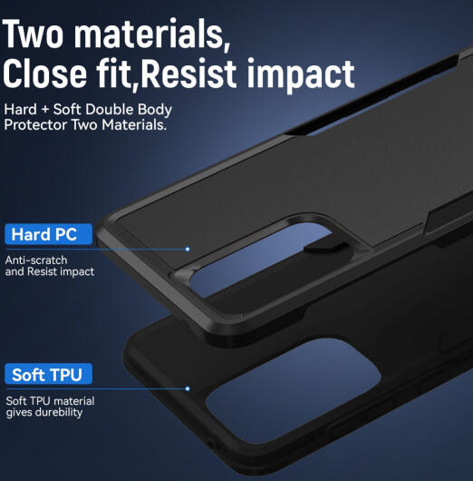 Samsung Galaxy A53 Hoesje Schokbestendige Hardcase Back Cover Zwart afbeelding 5