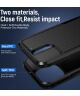 Apple iPhone 15 Pro Hoesje Schokbestendige Hardcase Back Cover Zwart
