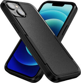 Apple iPhone 14 Hoesje Schokbestendige Hardcase Back Cover Zwart
