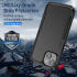 Apple iPhone 14 Hoesje Schokbestendige Hardcase Back Cover Zwart afbeelding 2